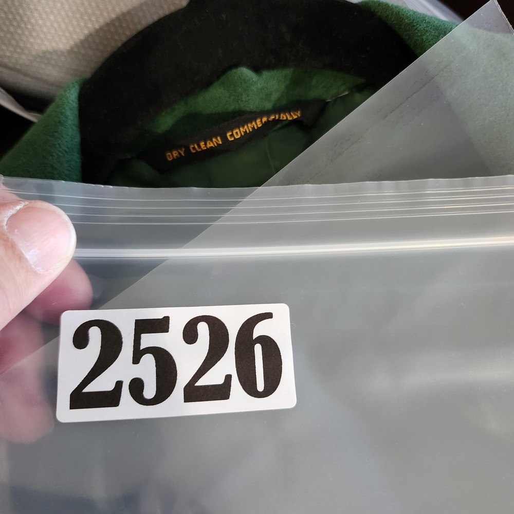 Vintage ClanHall Green Suede Leather Blazer Mens 44 Sport Coat Union Made in USA - Picture 16 of 16